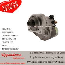 Hot Item 2 5kw 12v Cw 10t Denso Starter For Caterpiller Construction Machinery