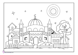 Download now mewarnai gambar islami untuk anak. Gambar Mewarnai Rumah Archives Lembar Kerja Anak Gambar Mewarnai Semesta Ibu