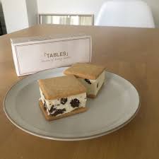 心斎橋 tables レーズンバターサンド スイーツ レーズンサンド 手土産 お菓子 もちアイスクリーム