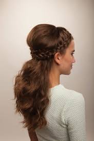 Half up crown braid can be for shoulder length or medium hair. Half Crown Braid Extract From Stunning Braids By Monae Everett How To Style A Crown Braid