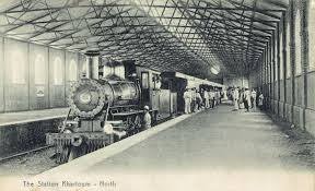 Sudan Railways Khartoum الخرطوم North Station Sudan Government Railways 4 4 0 Steam Locomotive Baldwin Locomotive Works 1898 And Tourist Train Vintage Railway Steam Locomotive Vintage Postcard