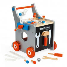 Dans cette vidéo je vous propose de commencer la fabrication de l'établi de mon fils de 4 ans et demi, vous allez voir que fabriquer un établi pour enfant. Etabli Valisette D Outils Chariot Brico En Bois Janod