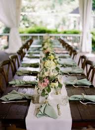 Real Weddings Tips Inspiration And More From Cj S Off The Square Dark Green Wedding Green Napkins Garden Wedding Reception