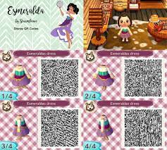 Disney Esmeralda Dress For Animal Crossing Qr Code Acnl Animal Crossing Memes Animal Crossing Qr Codes Clothes Animal Crossing Qr
