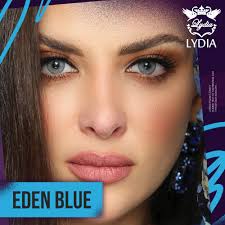 Lydia Eden Blue monthly Contact lenses