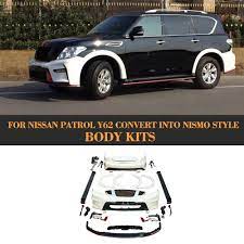 Nissan Patrol Y62 Convert Into Nismo Style Body Kit Front Bumper Rear Bumperside Skirts Over Fenders With Two Exhuast In O Body Kit Nissan Patrol Nissan