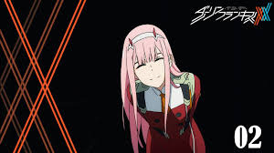 Search free zero two wallpapers on zedge and personalize your phone to suit you. Darling In The Franxx Zero Two Hiro Zero Two With Pink Hair With Black Background And Red Cross Lines Hd Anime Wallpapers Hd Wallpapers Id 39119