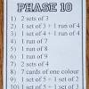 Your standard phase 10 deck will feature a variety of cards. 1