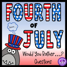 If you think no one can guess, you can always offer them multiple choice. Fourth Of July Would You Rather Questions By Purple Palmetto
