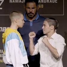 Video Rose Namajunas Towers Over Jessica Andrade During Ufc 237 Staredown Mmamania Com See more of rose namajunas on facebook. video rose namajunas towers over