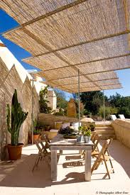 Nani Marquina S House In Ibiza La Casa De Nani Marquina En Ibiza Patio Pergola Backyard