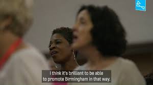 "Look at our amazing city, look at all the people!"