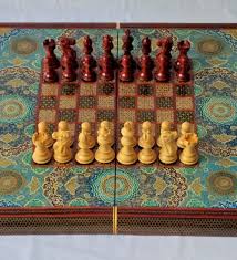Image result for Persian manuscript chess