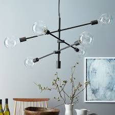 Mobile Chandelier Mobile Chandelier Kitchen Lighting Over Table West Elm Chandelier