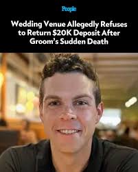 North Carolina Family Fights for Wedding Venue Refund After Groom's Sudden  Passing