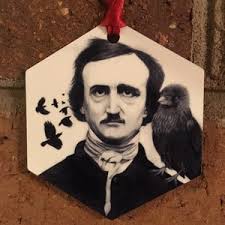 Edgar Allan Poe Ornament, Cody Foster and Co.