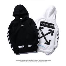 Black And White Supreme Hoodie Off White Supreme Hoodie Virgil Abloh Pyrex Vision Street Wear Jumper Sweatshirt Fashion Clothing Sho Off White Hoodie Off White Clothing White Hoodie Women