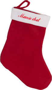 Chaussette De Noel Brodee Et Personnalisee Au Prenom Boutique Cadeau Noel Mapetitefabrique Com Joyeux noël, et meilleurs voeux! chaussette de noel brodee et personnalisee au prenom