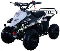 Quad as a word or prefix usually means 'four'. Extreme Motor Sales Inc Kids Atv 50cc 125cc Hawk 110cc Kids Atv Quad 4 Wheeler With Parent Control Remote