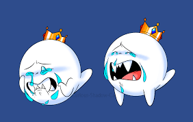 I fear only that infernal poltergust 3000 you carry on your back! King Boo Tumblr King Boo Super Mario Art Mario Art