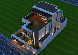 فيلا سكني التصميم النموذجي الثاني مودرن لمكتب مجموعة الخليل مساحة الأرض 375 متر مربع Arab Arch