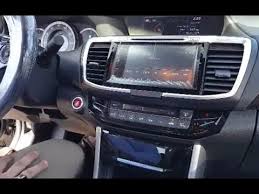 Honda's attractive and comfortable cloth seats and interior trim. 2017 Honda Accord Exl V6 Model Dashboard Interior Controls Youtube