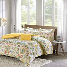 Shop for yellow sheets twin xl at bed bath & beyond. Teal Purple Yellow Floral 5 Pc Comforter Set Twin Xl Full Queen Cal King Bedding Bedding Universitasfundacion Home Garden