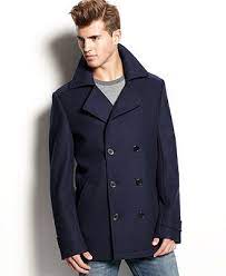 Men's chrome hearts jewelry & accessories. Hugo Coat Bocyn Peacoat Macy S Exclusive Peacoat Mens Clothing Styles Coat