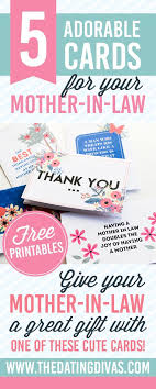 5 Cute Cards For Your Mother In Law Birthday Cards For Mother Mother In Law Birthday Mom Birthday Quotes