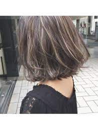 2021年冬 ミディアムの髪型 ヘアアレンジ 人気順 32ページ目 ホットペッパービューティー ヘアスタイル ヘアカタログ 髪色 ハイライト 髪 色 髪色 グレージュ