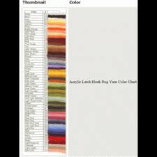Latch Hook Color Chart 2019