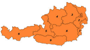 Nördlich österreich und die schweiz; Plz Karte Osterreich Postleitzahlenkarte Mit Plz Gebiete