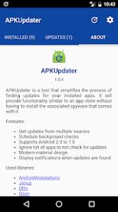 Jul 26, 2019 · step 1: Apkupdater Apk Free Download