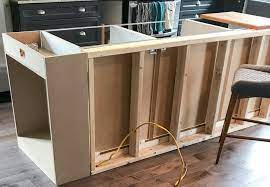 To finish up, gently wipe away any pvc cement that has oozed outside of the pipe fittings and let the cement dry. How To Build A Diy Kitchen Island House By The Bay Design