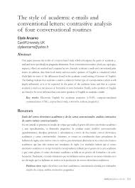You just logged out of but your session was created with.you may terminate your portal session by logging out of , or by clicking the button below. Pdf The Style Of Academic E Mails And Conventional Letters Contrastive Analysis Of Four Conversational Routines