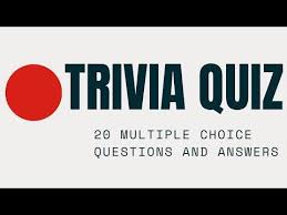 Well, what do you know? 20 Multiple Choice Trivia Questions Try Our General Knowledge Question And Answer Quiz This Is A Brain Teaser Question And Answer Quiz Good Luck Trivia