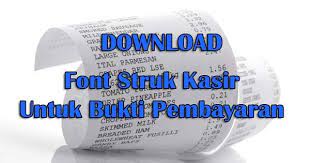 Vector di buat pake corel 15 dan bisa di print pada printer inkjet, bukan pake printer dot matrix. 6 Font Struk Kasir Dan Atm Yang Biasa Digunakan Grafis Media