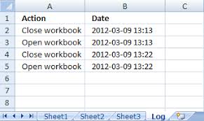 Workbook Log Vba Workbook Math Excel