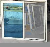 3 Track Sliding Windows with One Track Steel Net in Aluminum ...