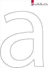 Ein einzigartiges und nachdenkliches geschenk für einen freund volkskunst anfangsbuchstaben, a4 druck. Abc Buchstaben Zum Ausdrucken Buchstaben Vorlagen Kribbelbunt