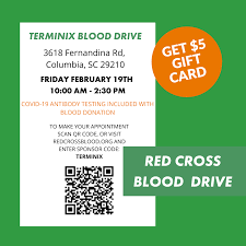 Maybe you would like to learn more about one of these? Terminix Service Inc Join Us On February 19th For Our Blood Drive With Red Cross Simply Scan The Qr Code Or Go To Redcrossblood Org And Enter The Sponsor Code Terminix Every