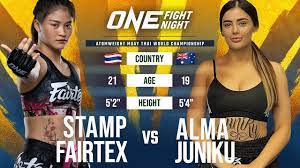 Muay Thai THRILLER | Stamp Fairtex vs. Alma Juniku - YouTube
