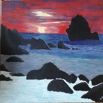 1 100 Acrylmalerei Sonnenuntergang Bilder Und Ideen Auf Kunstnet