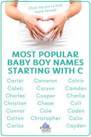 There are many choices when it comes to naming your baby boy. Baby Boy Names That Start With C In 2021 Popular Baby Boy Names Unique Baby Boy Names Baby Boy Names