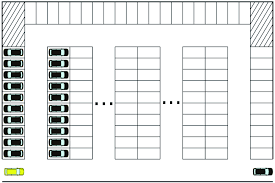 Simply print the document or you can open it to your word processing application. Conventional Parking Lot Layout The Conventional Parking Lot Can Hold Download Scientific Diagram