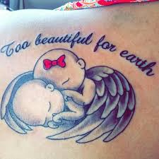 On the other hand, it might represent the difference between the twins. 55 Miscarriage Baby Angel Tattoos Ideas