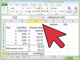 The irr function below calculates the internal rate of return of project y. How To Calculate An Irr In Excel 10 Steps With Pictures