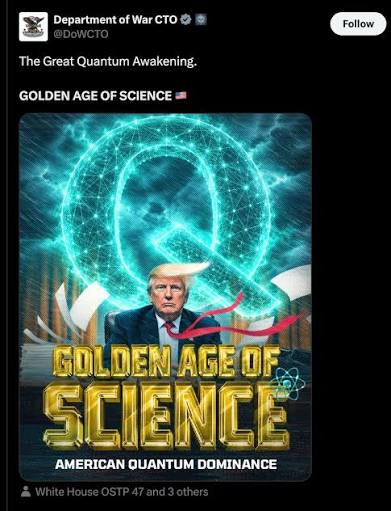 the QAnon promotion is no longer subtle