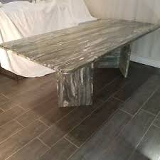 Well you're in luck, because here they come. Granite Dining Table In Green Tones Ebay