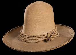 Early Californio Straw Hat Hard To Find Type Of Straw Hat With Original 5 Wrap Rope Hatband 8 Crown 4 Br Types Of Hats For Women Hats For Men Cowboy Hats